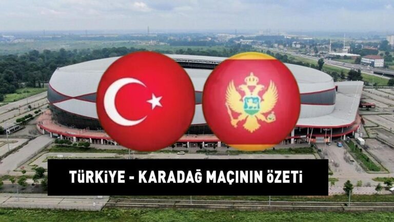 MİLLİ TAKIM, KARADAĞ'I GOLLE GELDİ! Türkiye 1 – 0 Karadağ (Maç sonucu)