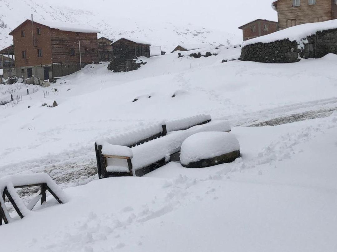 Kaçkar 3 dağlarında kar kalınlığı yarım metre ulaştı